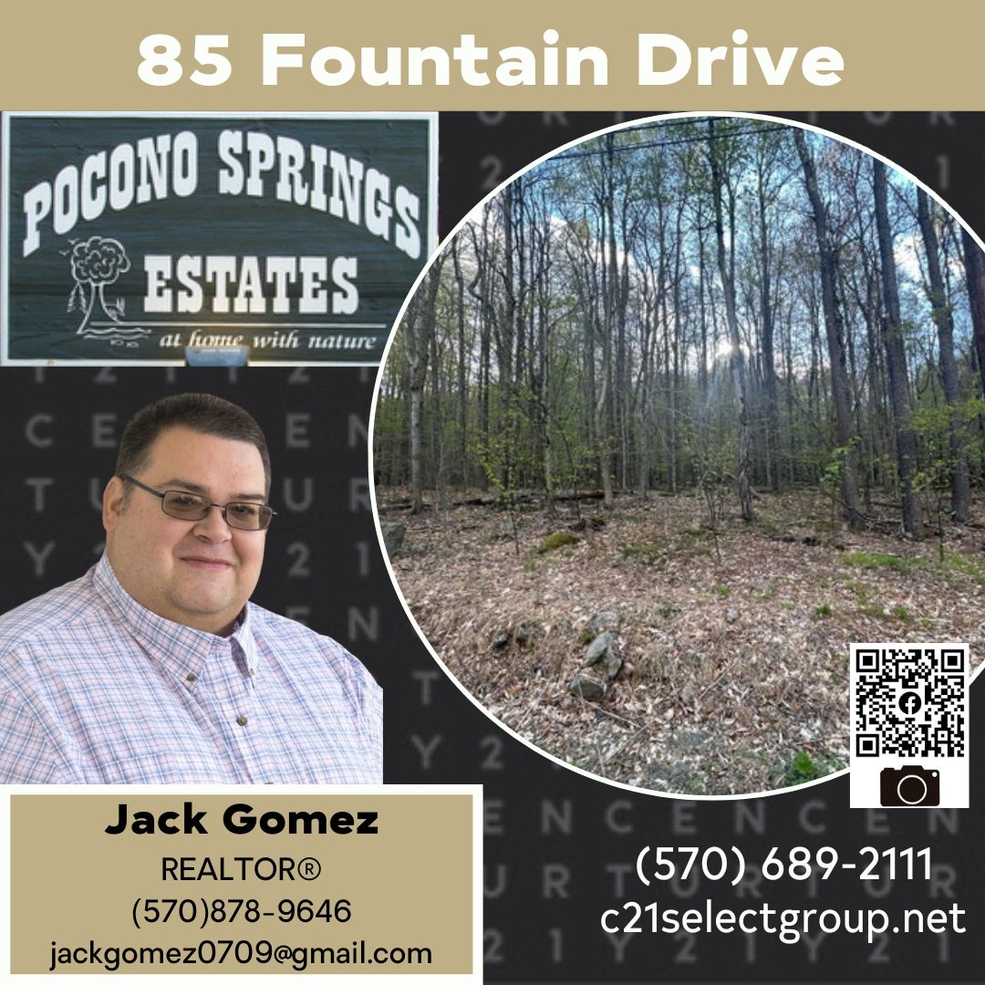 85 Fountain Drive Pocono Springs Vacant Land